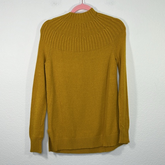 Anthropologie Welford Tunic Sweater Mustard Yellow size XS - Picture 6 of 8